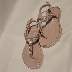 Girls pink sandals